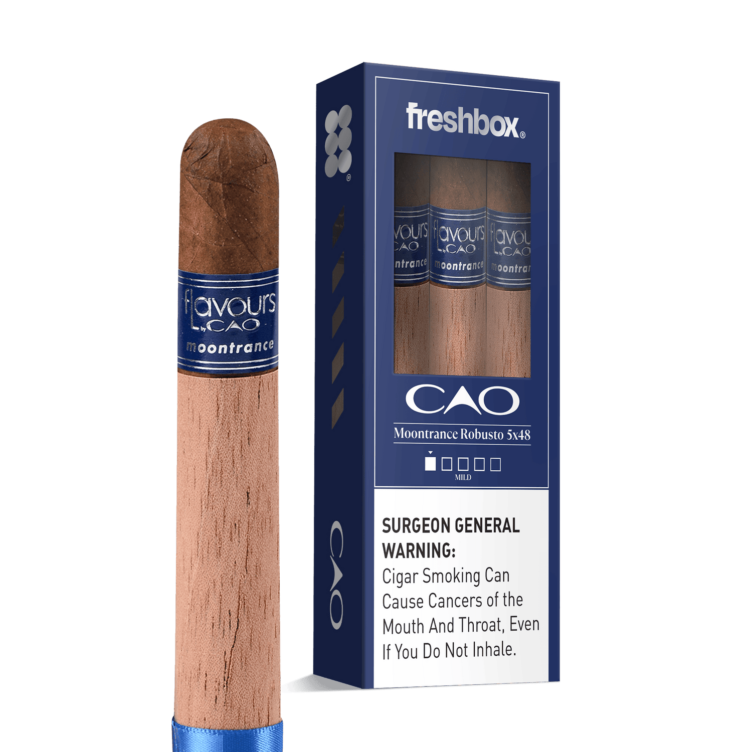 CAO Moontrance Robusto 5x48 FreshBox | Cigar 3-Pack - Liquor Boutique