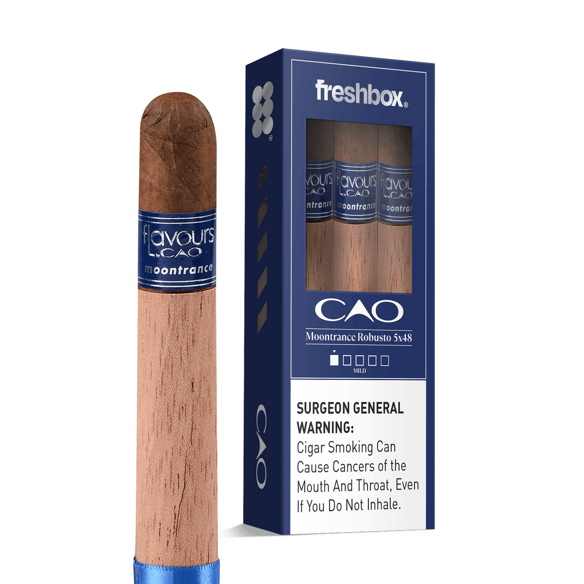 CAO Moontrance Robusto 5x48 FreshBox | Cigar 3-Pack - Liquor Boutique