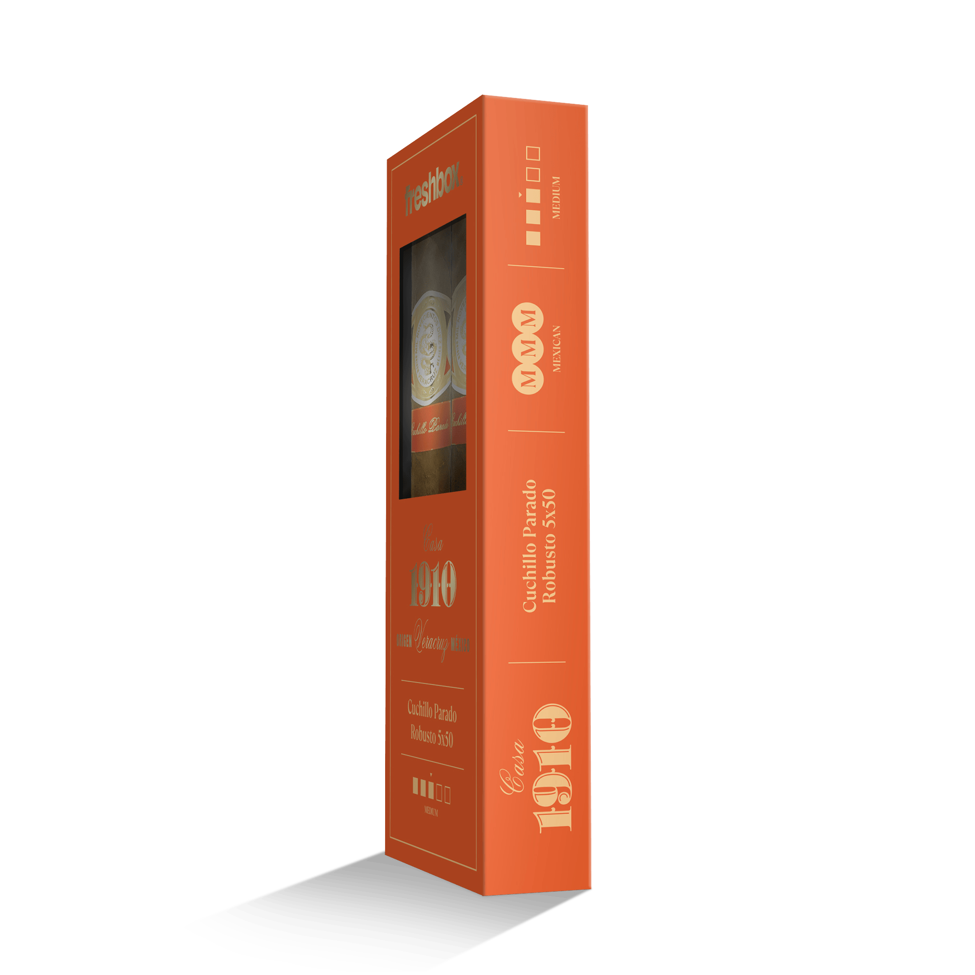 Casa 1910 Cuchillo Parado Robusto 5x50 FreshBox | 3-Pack