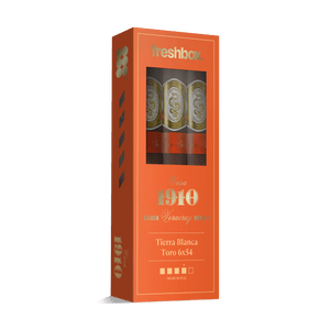 Casa 1910 Tierra Blanca Toro 6x54 FreshBox | Cigar 3-Pack - Liquor Boutique
