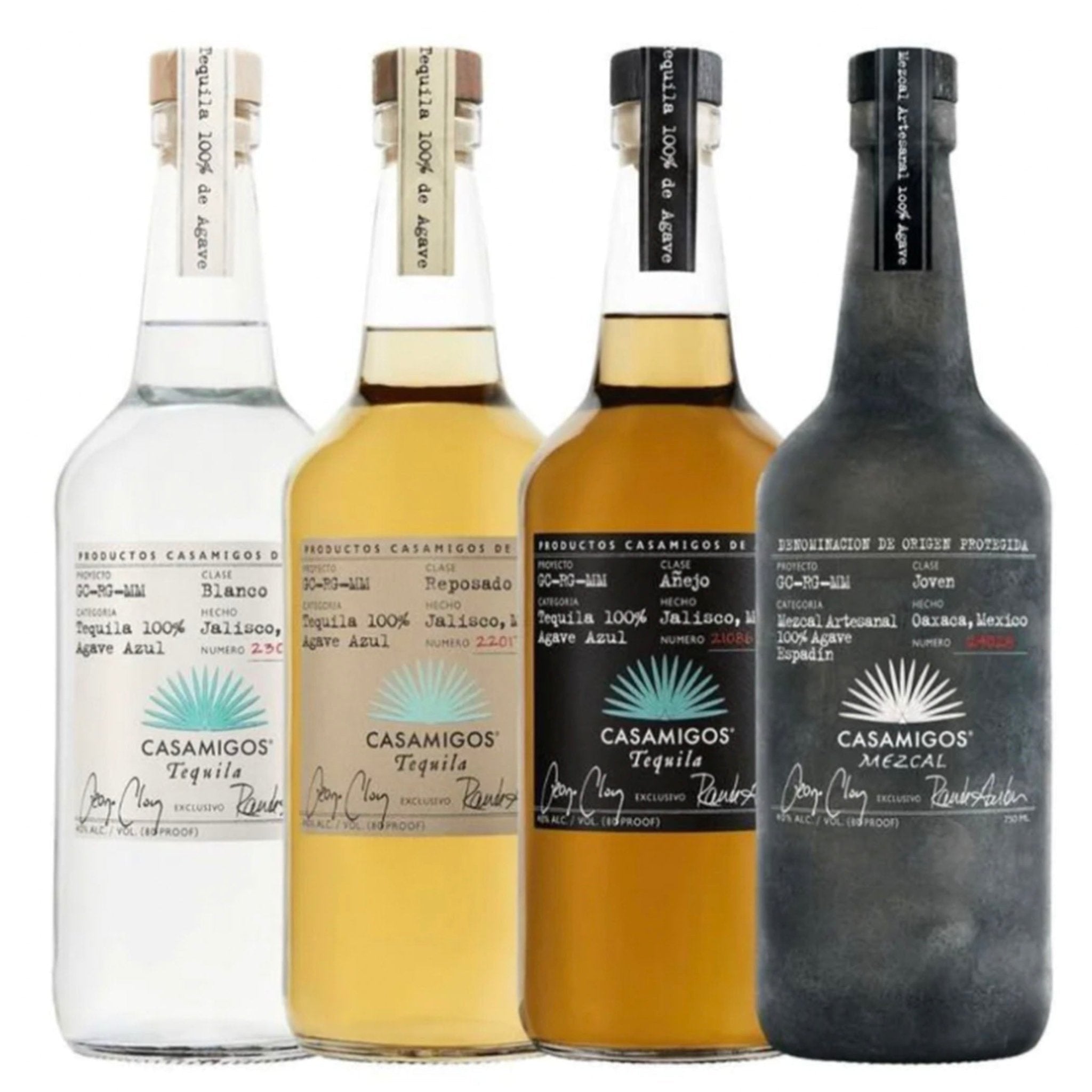 Casamigos Blanco, Reposado, Añejo & Mezcal Bundle 750ml - Liquor Boutique