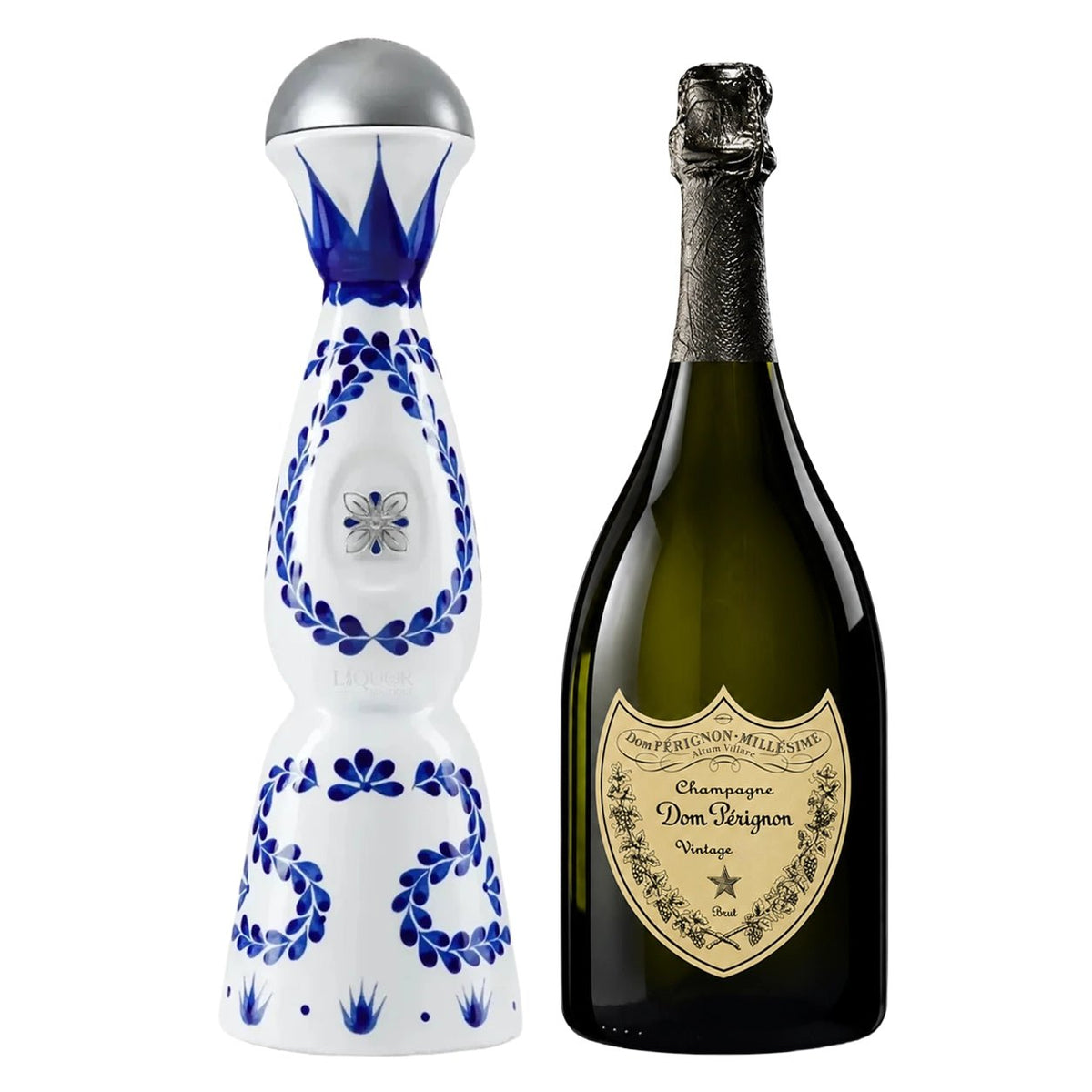Clase Azul Reposado Tequila & Dom Pérignon Vintage Champagne Bundle 750ml - Liquor Boutique