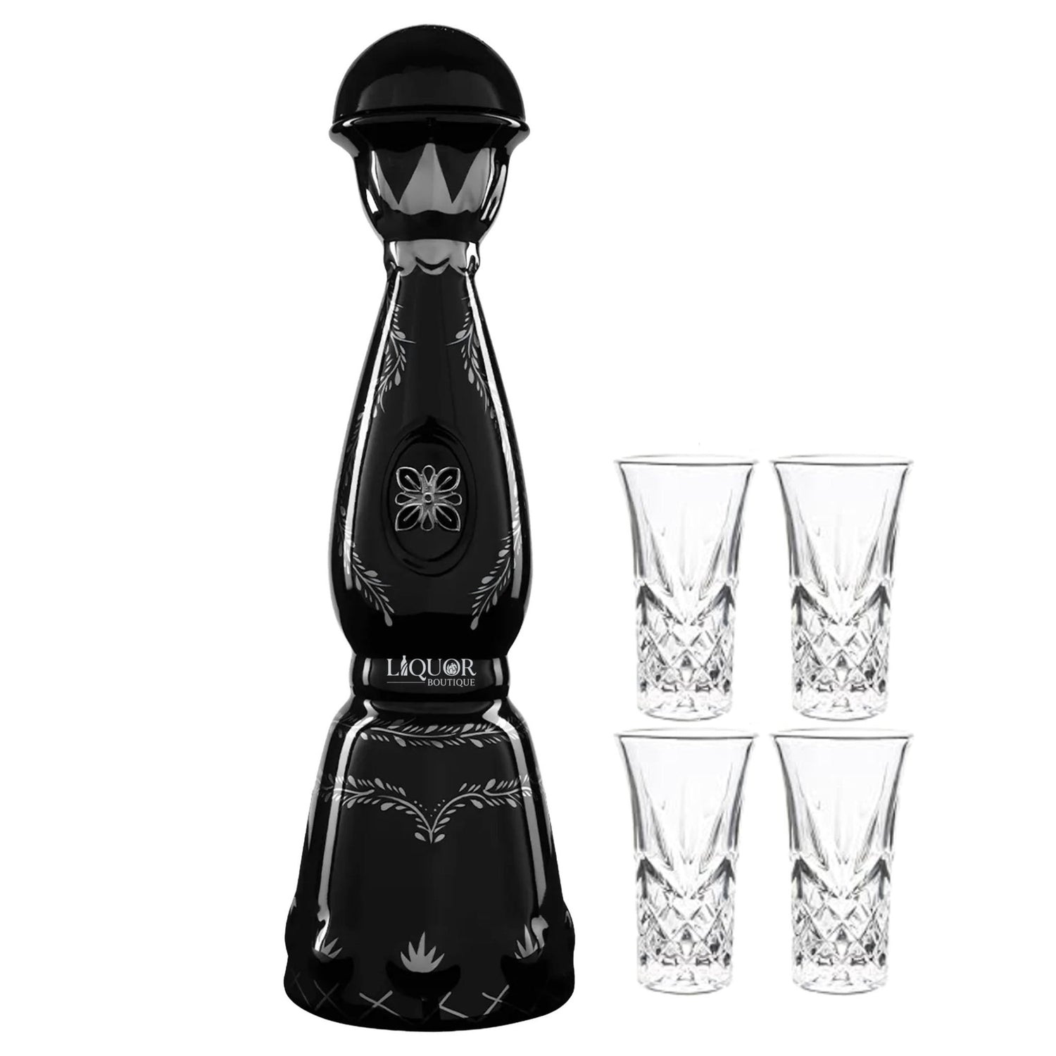 Clase Azul Ultra Tequila with 4 Pack Shot Glass Bundle - Liquor Boutique