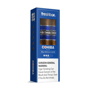 Cohiba Blue Robusto 5.5x50 FreshBox | Cigar 3-Pack - Liquor Boutique