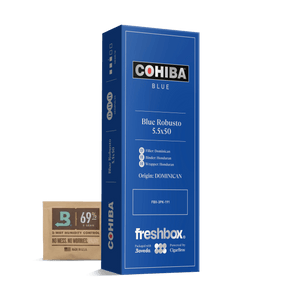 Cohiba Blue Robusto 5.5x50 FreshBox | Cigar 3-Pack - Liquor Boutique