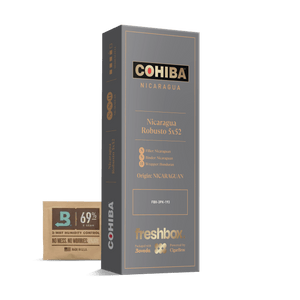 Cohiba Nicaruaga Robusto 5x52 FreshBox | Cigar 3-Pack - Liquor Boutique