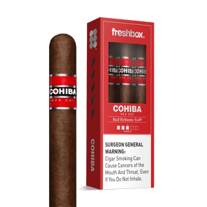 Cohiba Red Robusto 5x49 FreshBox | Cigar 3-Pack - Liquor Boutique