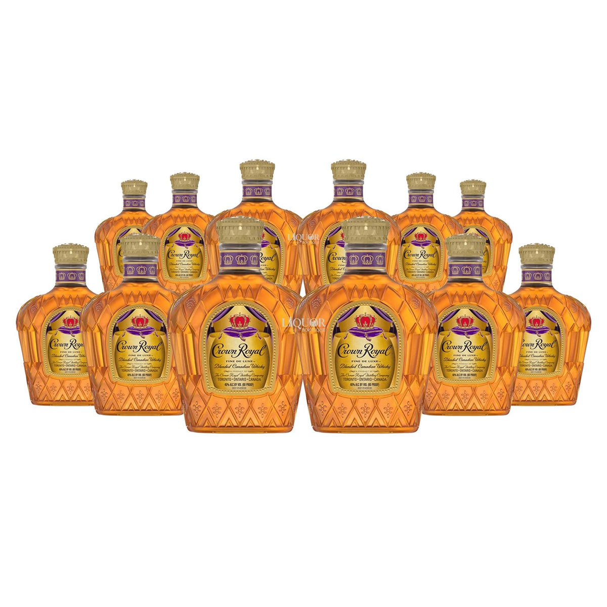 Crown Royal Deluxe Blended Canadian Whisky 750ml - Liquor Boutique