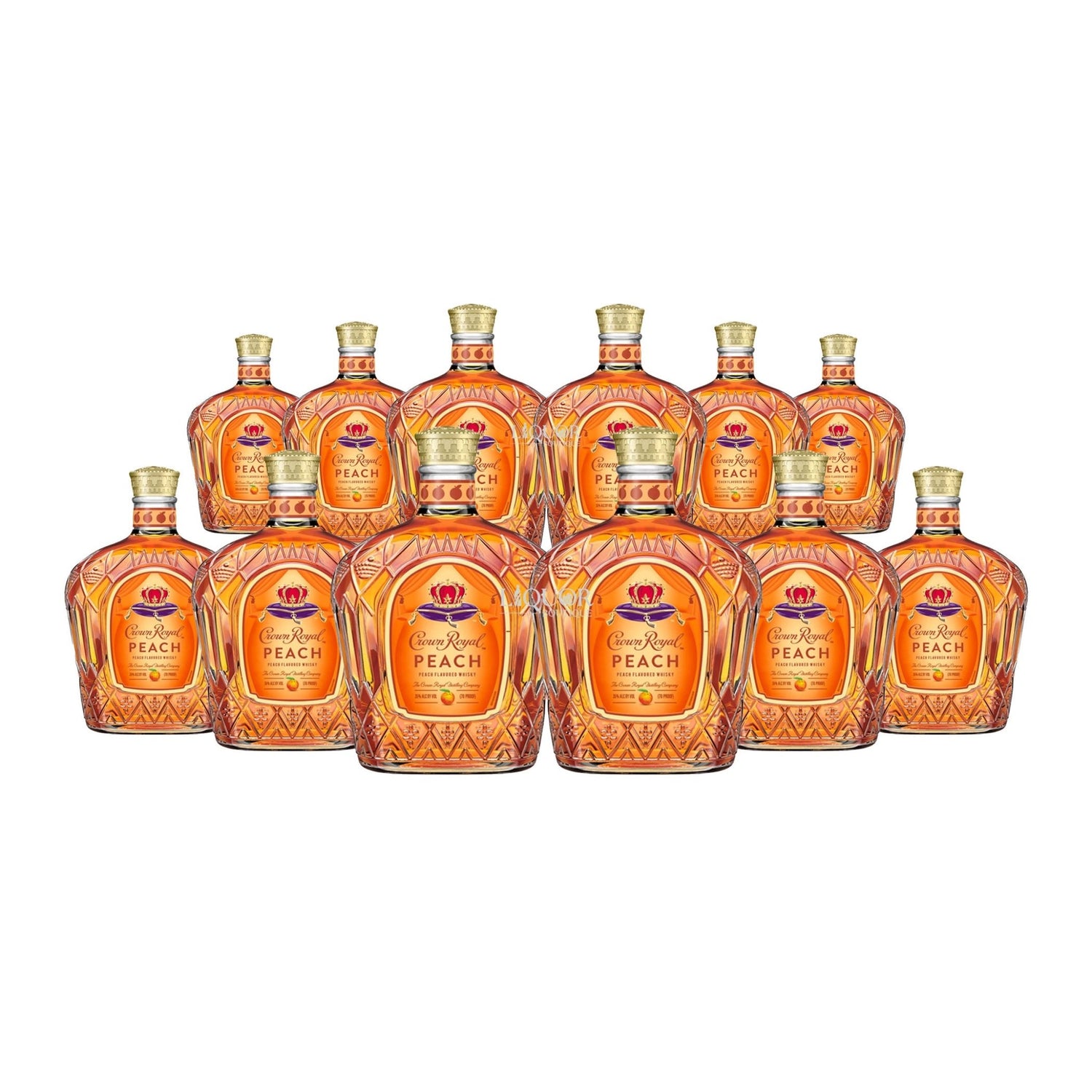 Crown Royal Peach Flavored Whisky 750ml - Liquor Boutique