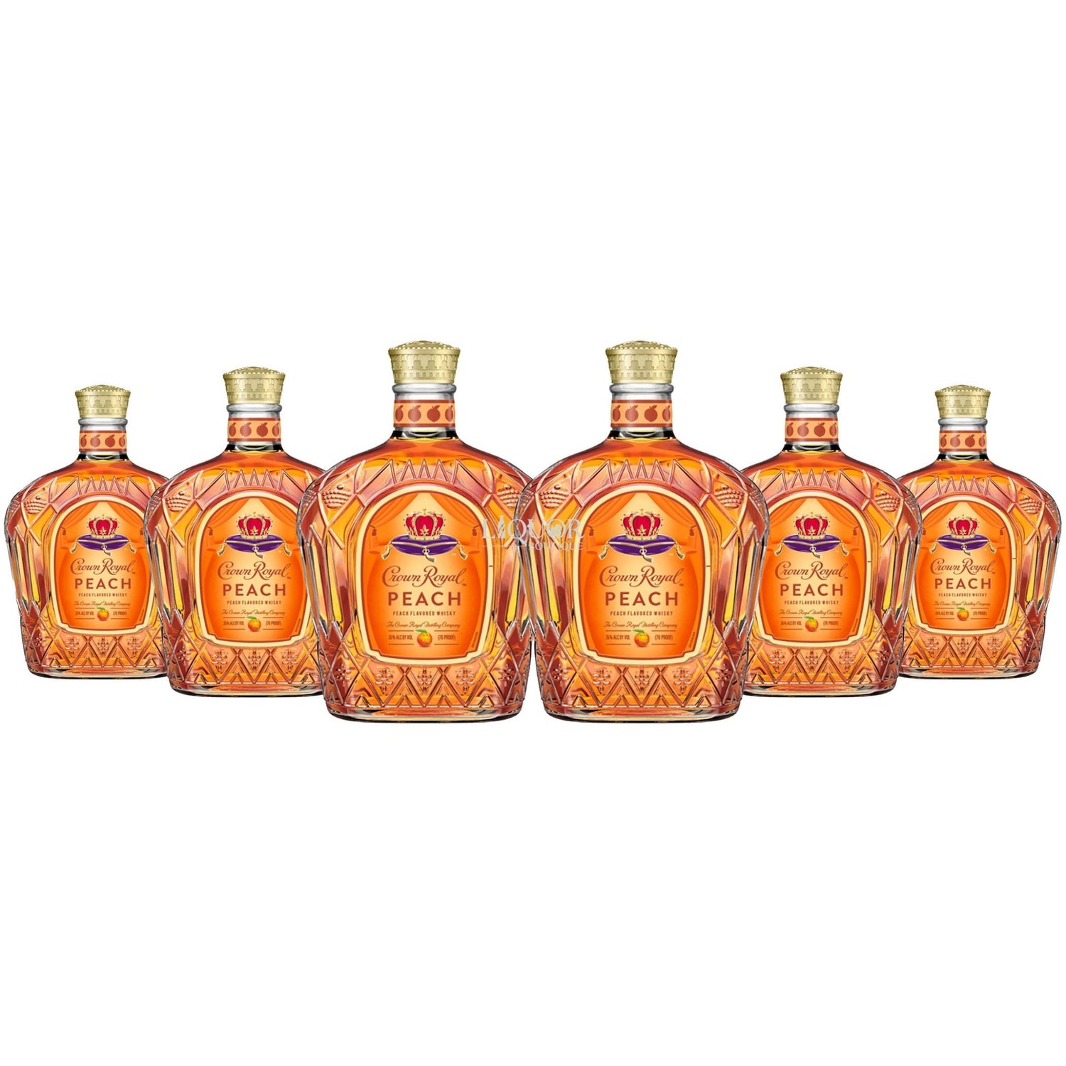 Crown Royal Peach Flavored Whisky 750ml - Liquor Boutique