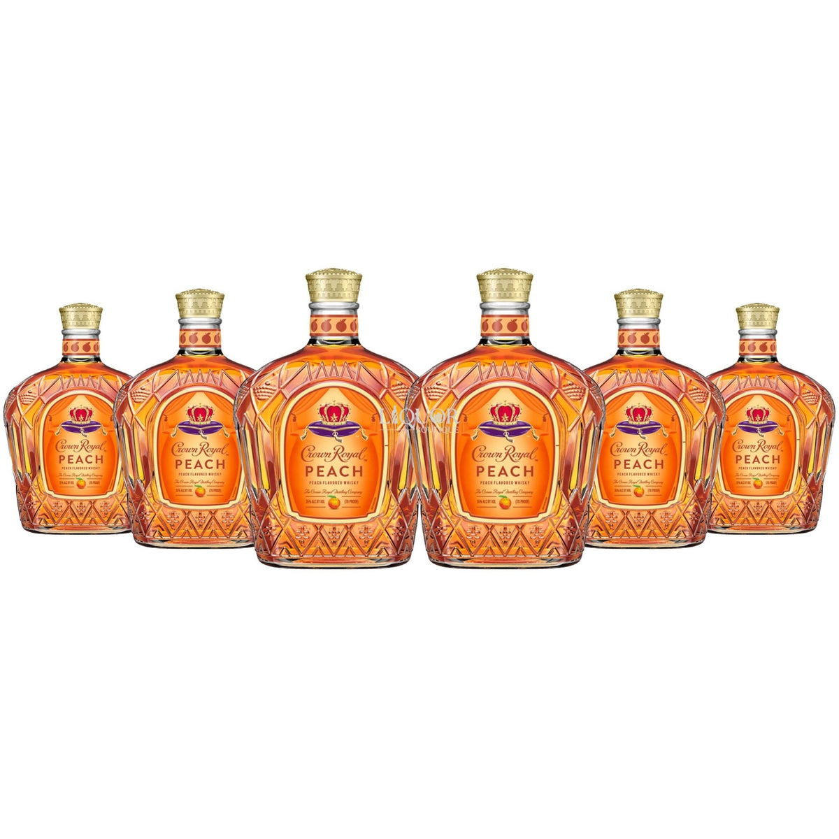 Crown Royal Peach Flavored Whisky 750ml - Liquor Boutique