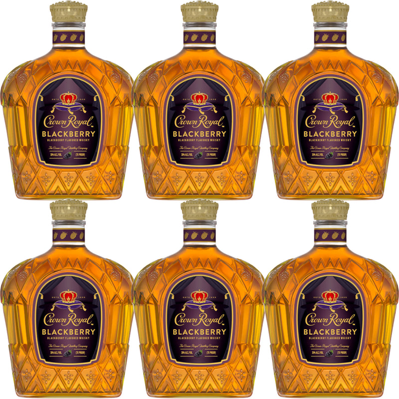 Crown Royal BlackBerry 750ML 6-Pack