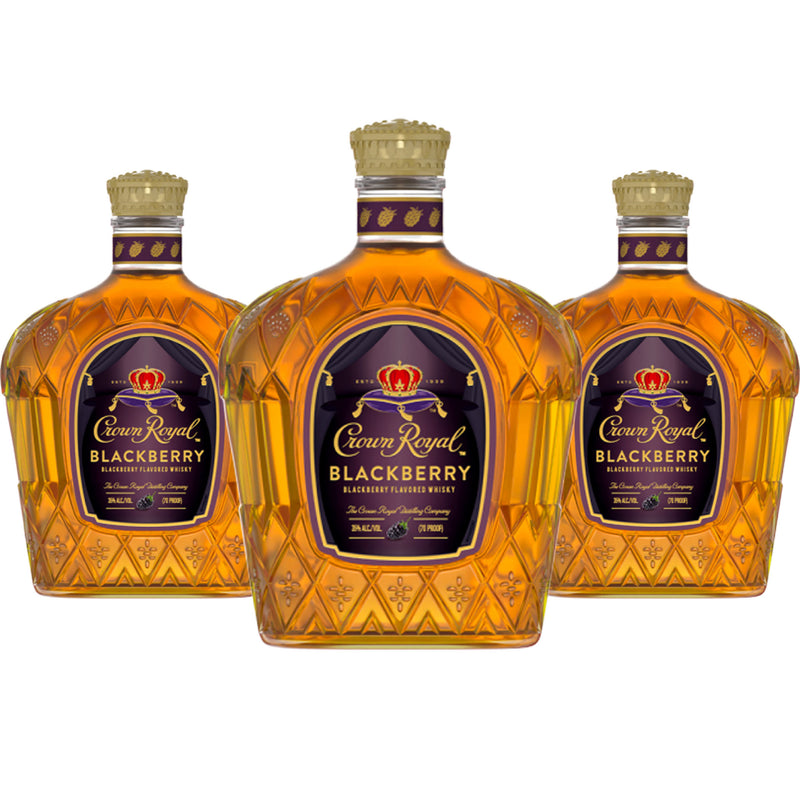 Crown Royal BlackBerry 750ML 3-Pack