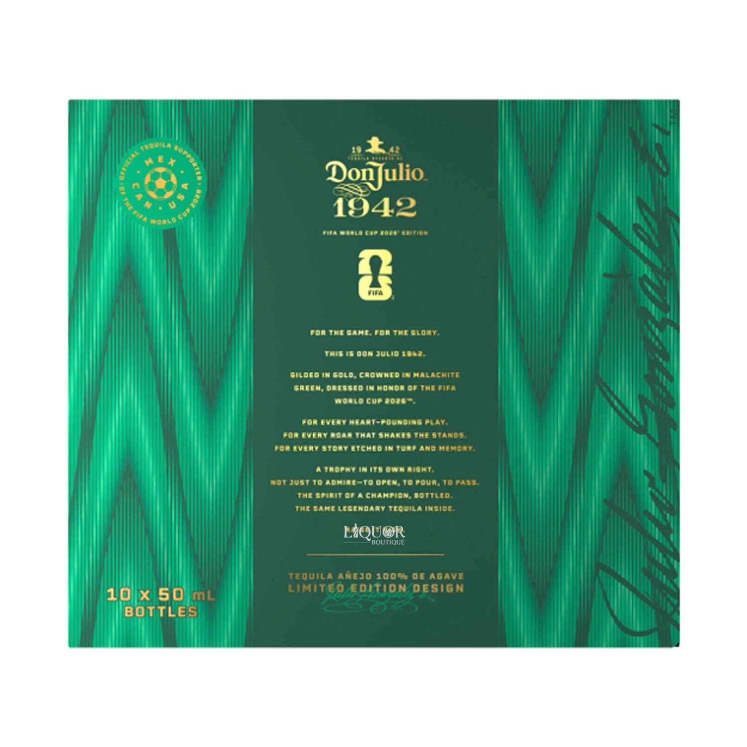Don Julio 1942 Fifa World Cup 2026 Limited Edition 10 Pack 50ml - Liquor Boutique