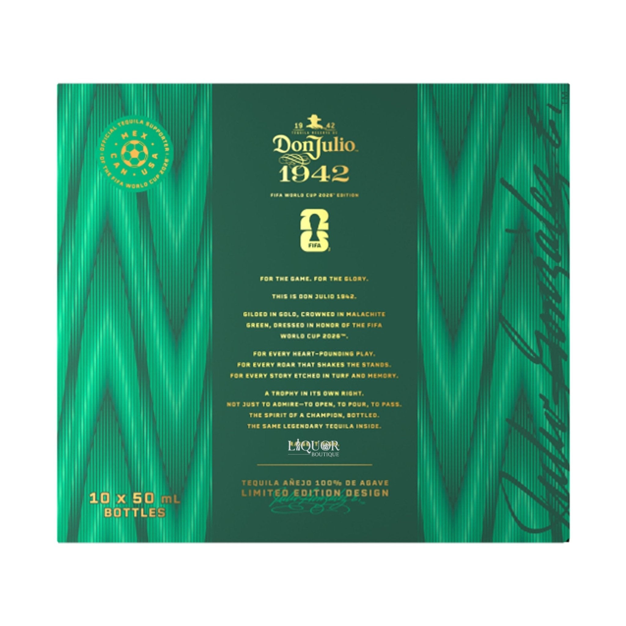 Don Julio 1942 Fifa World Cup 2026 Limited Edition 10 Pack 50ml - Liquor Boutique