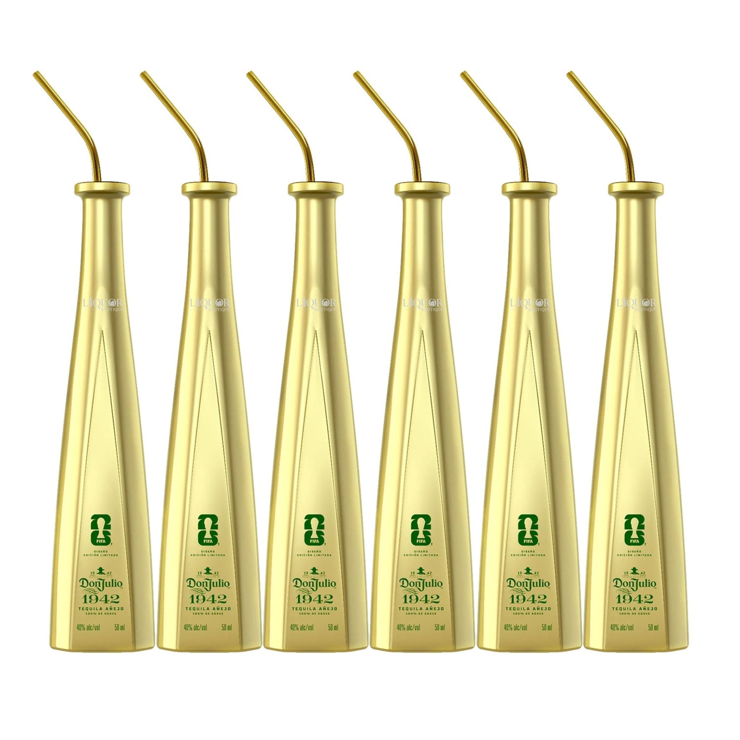 Don Julio 1942 Tequila FIFA World Cup 2026 Limited Edition 50ml with Metal Straw - Liquor Boutique