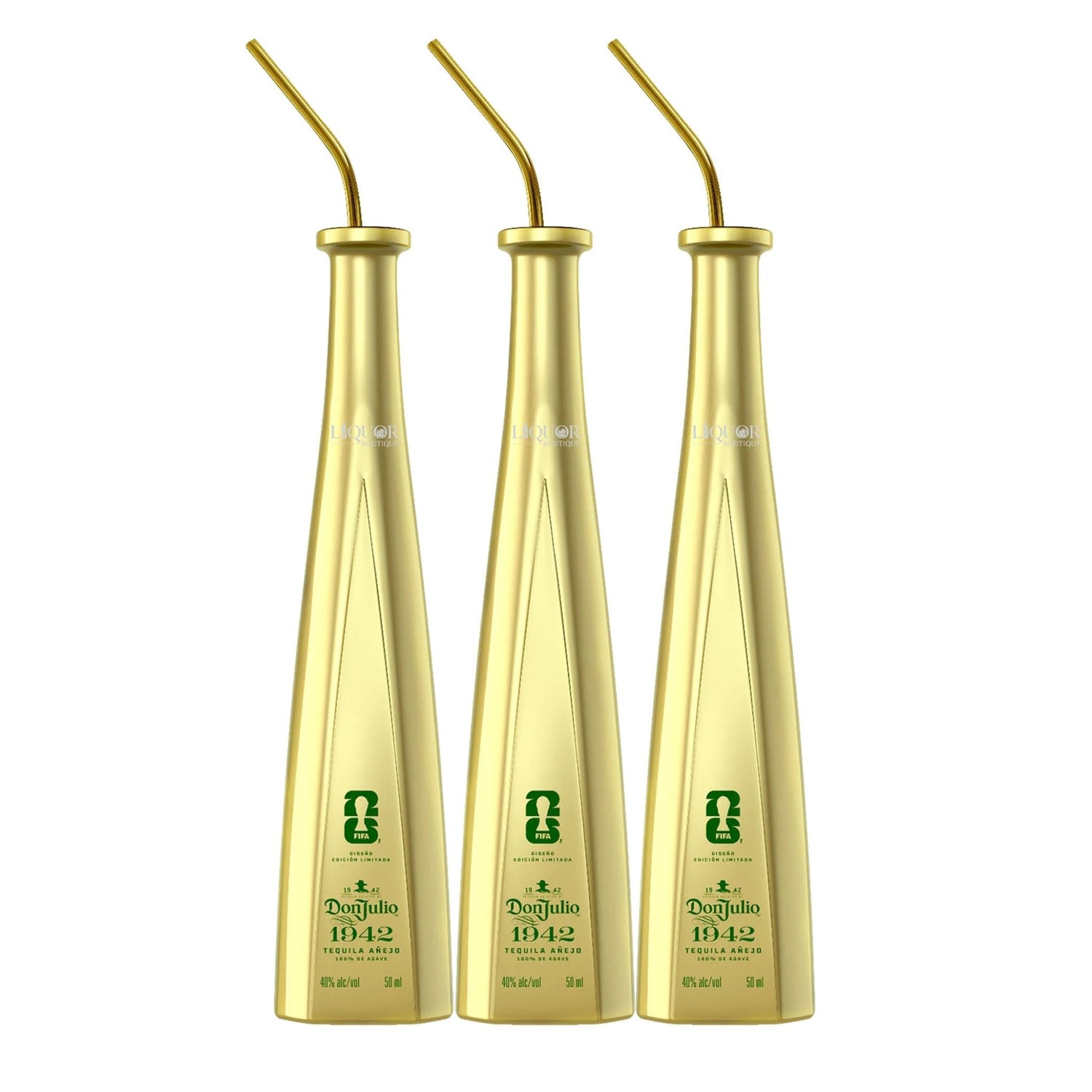 Don Julio 1942 Tequila FIFA World Cup 2026 Limited Edition 50ml with Metal Straw - Liquor Boutique