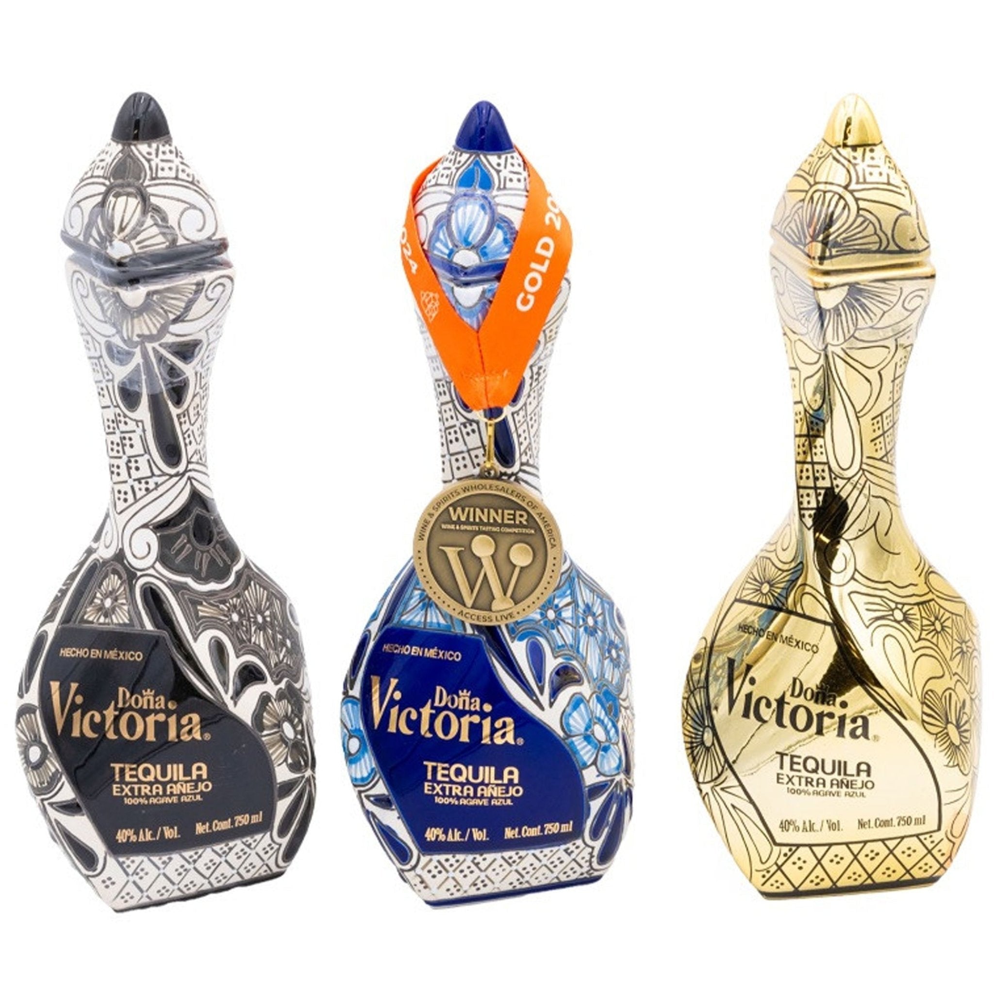 Doña Victoria Tequila Extra Anejo Trio Bundle - Liquor Boutique