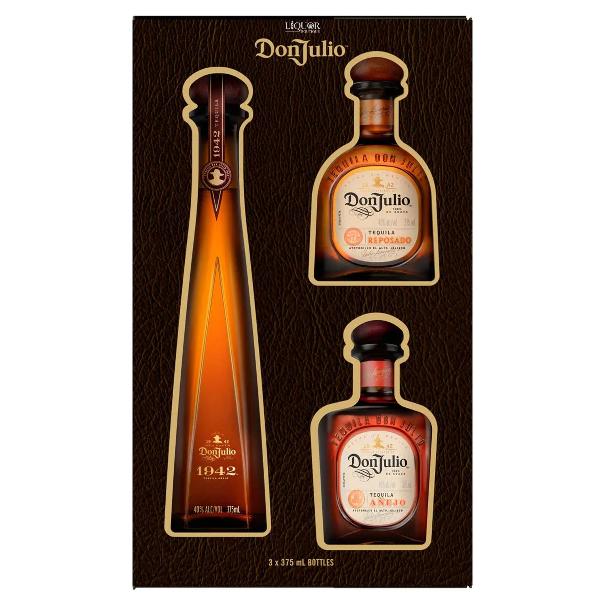 Don Julio 1942, Reposado, & Añejo Gift Pack 375ml – Liquor Boutique