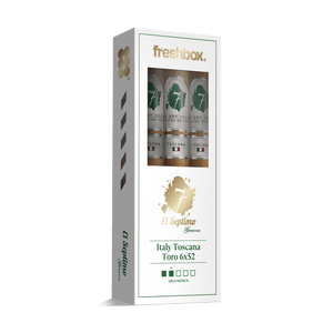 El Septimo Italy Toscana Toro 6x52 FreshBox | Cigar 3-Pack - Liquor Boutique