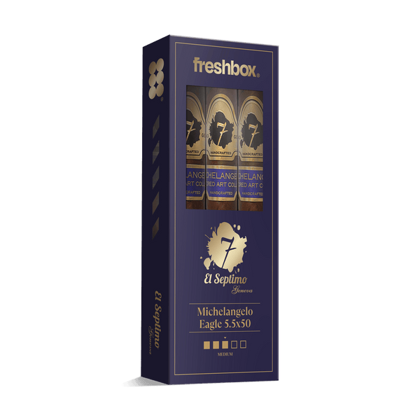 El Septimo Michelangelo Eagle 5.5x50 FreshBox | Cigar 3-Pack - Liquor Boutique