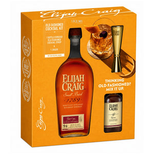 Elijah Craig Small Batch Bourbon Whiskey Old Fashioned Cocktail Kit - Liquor Boutique