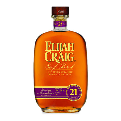 Elijah Craig 21 Year Kentucky Straight Bourbon Whiskey 750ml