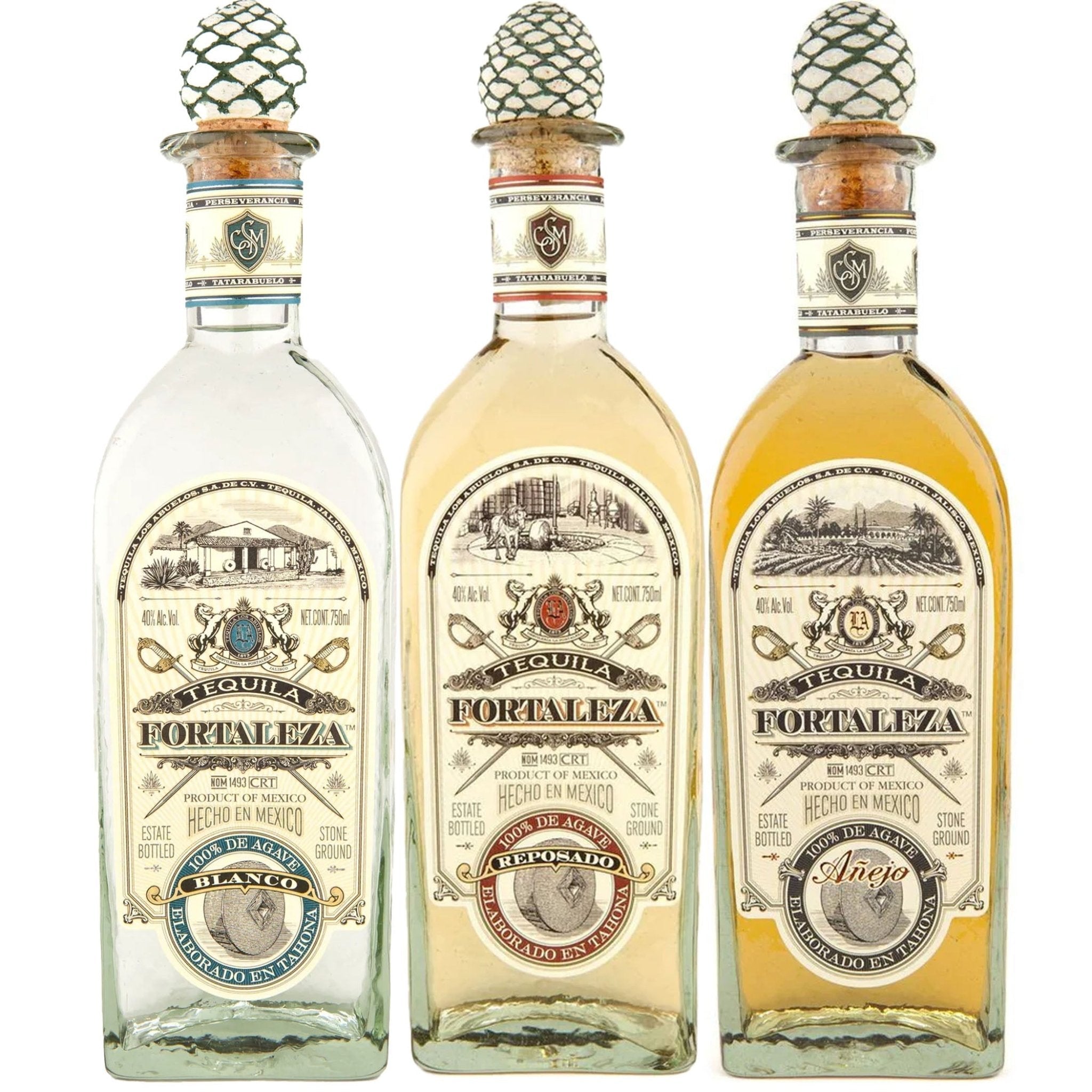 Fortaleza Blanco, Reposado, & Añejo Tequila Bundle - Liquor Boutique