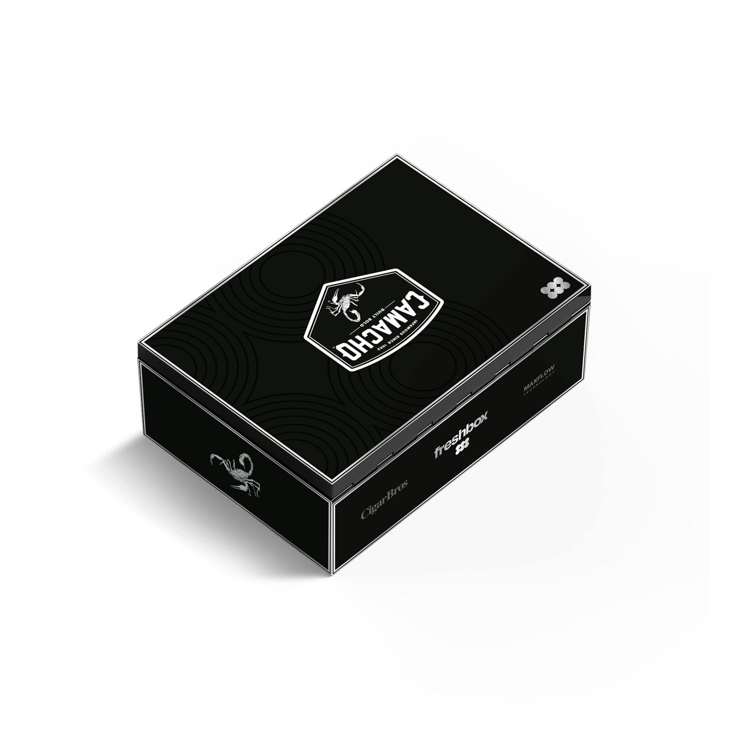 FreshBox Camacho Black Edition Humidor Starter Kit - Liquor Boutique