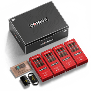 FreshBox Cohiba Black Edition Humidor Starter Kit - Liquor Boutique
