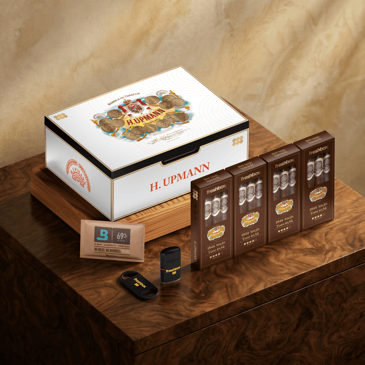 FreshBox H. Upmann Edition Humidor Starter Kit - Liquor Boutique