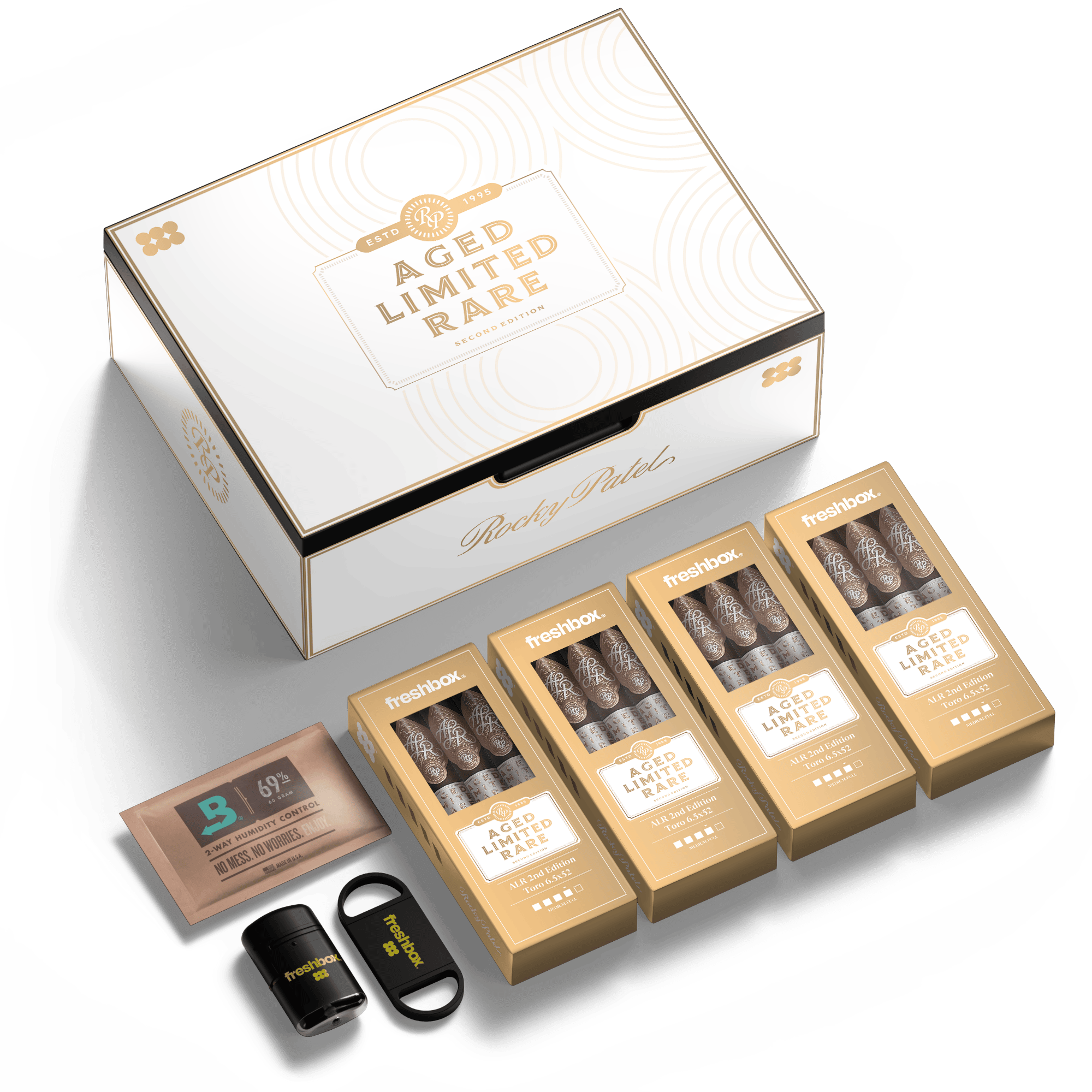 FreshBox™ Rocky Patel ALR Edition Humidor Starter Kit