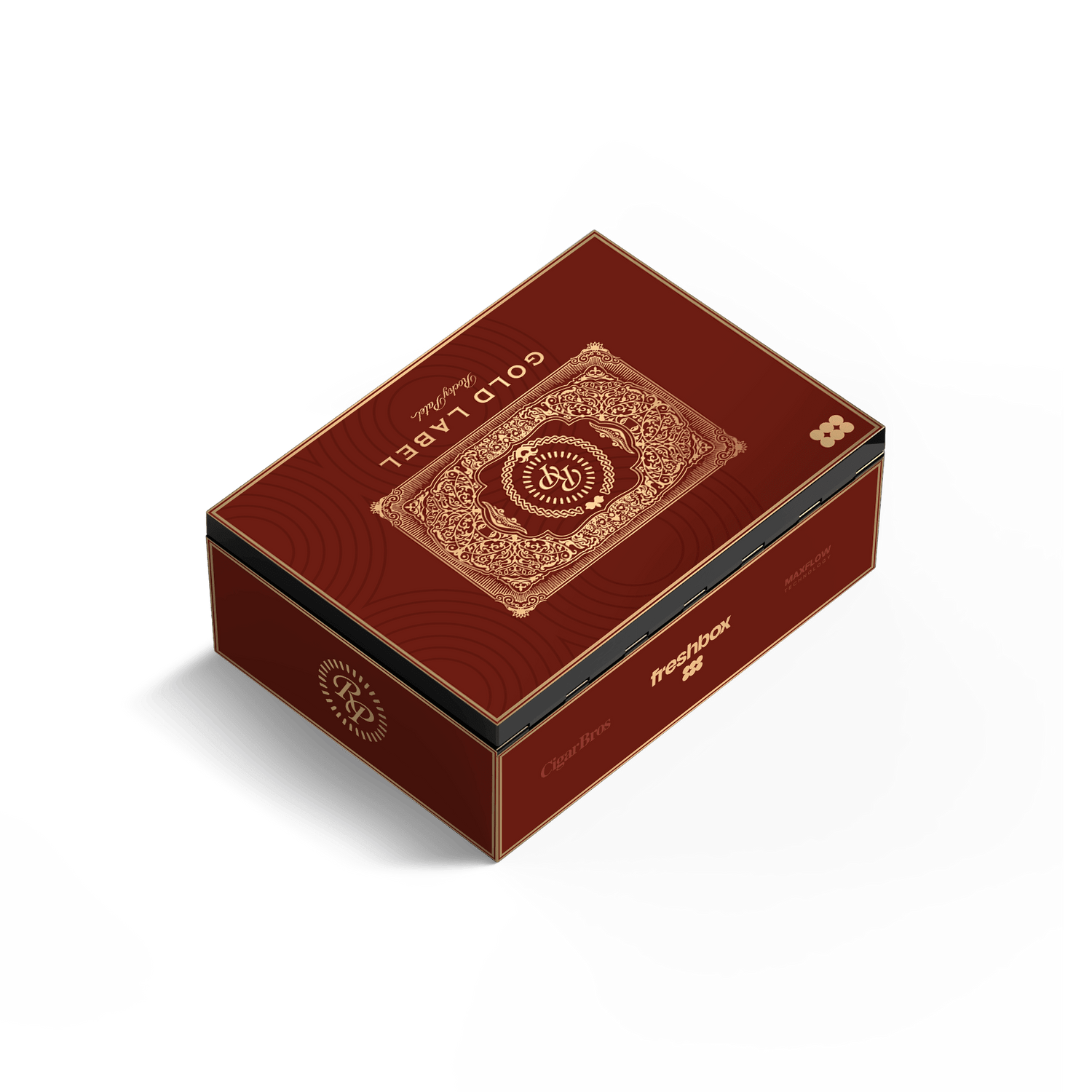 FreshBox Rocky Patel Gold Label Edition Humidor Starter Kit - Liquor Boutique