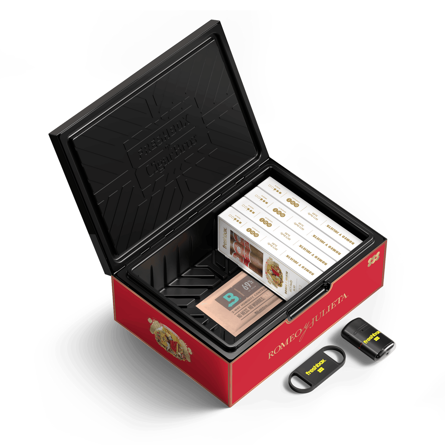 FreshBox Romeo y Julieta 1875 Edition Humidor Starter Kit - Liquor Boutique