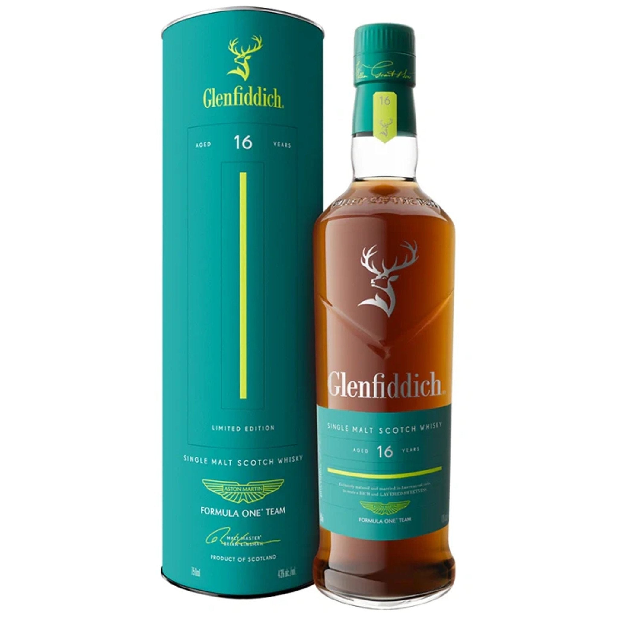 Glenfiddich X Aston Martin Formula One 16 Year Scotch Whisky 750ml - Liquor Boutique