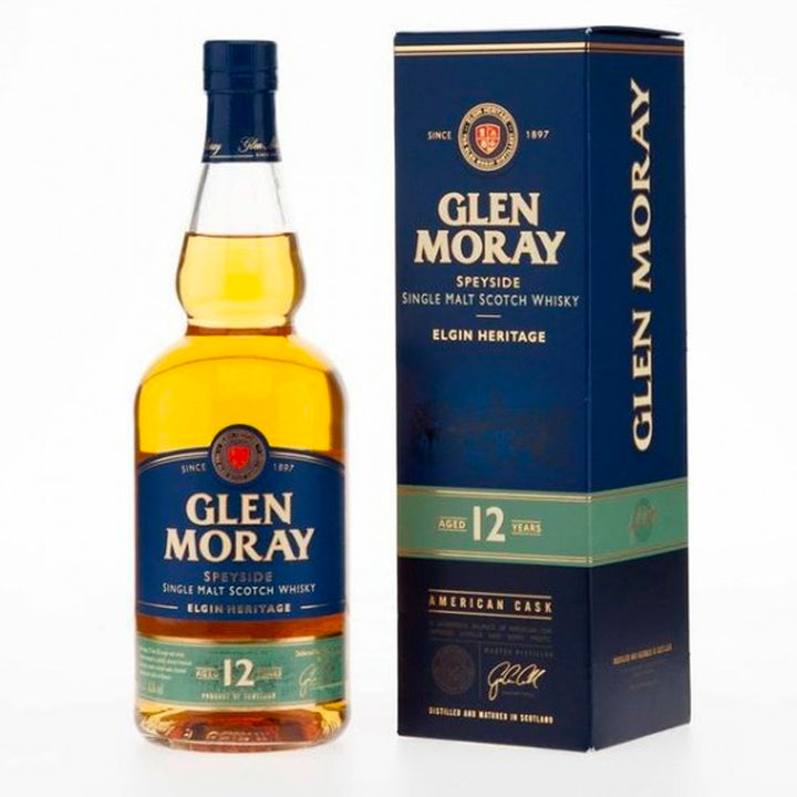 Glen Moray 12 Year Single Malt Scotch Whiskey 750 ML