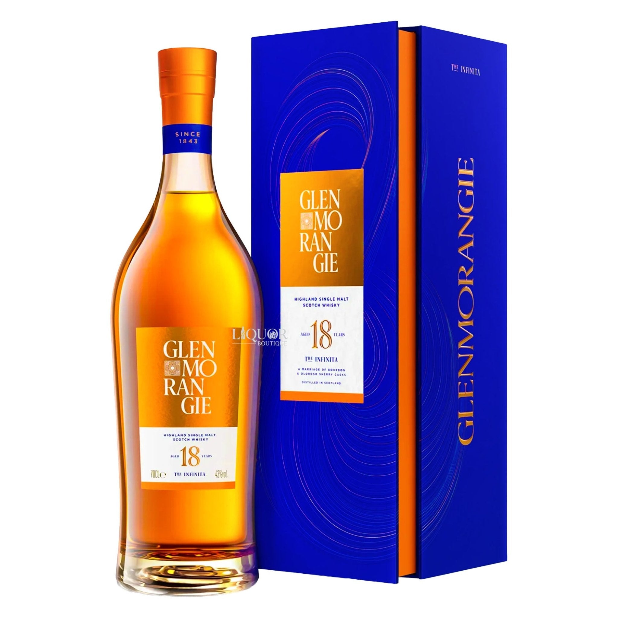 Glenmorangie 18 Year Highland Single Malt Scotch Whisky 750ml - Liquor Boutique