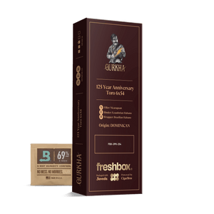 Gurkha 125 Year Anniversary Toro 6x54 FreshBox | Cigar 3-Pack - Liquor Boutique