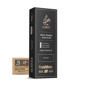Gurkha Ghost Maduro Asura 6x54 FreshBox | Cigar 3-Pack - Liquor Boutique