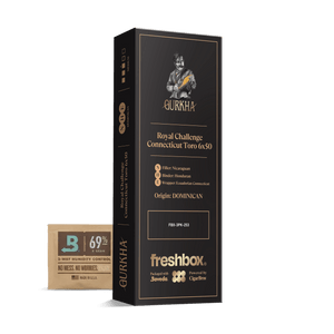 Gurkha Royal Challenge Connecticut Toro 6x50 FreshBox | Cigar 3-Pack - Liquor Boutique