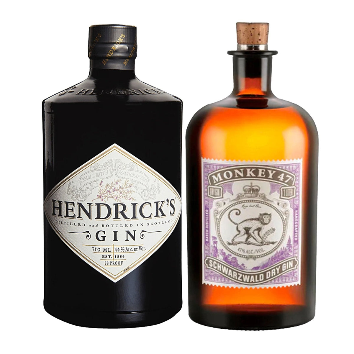 Hendrick's & Monkey 47 Gin Bundle - Liquor Boutique