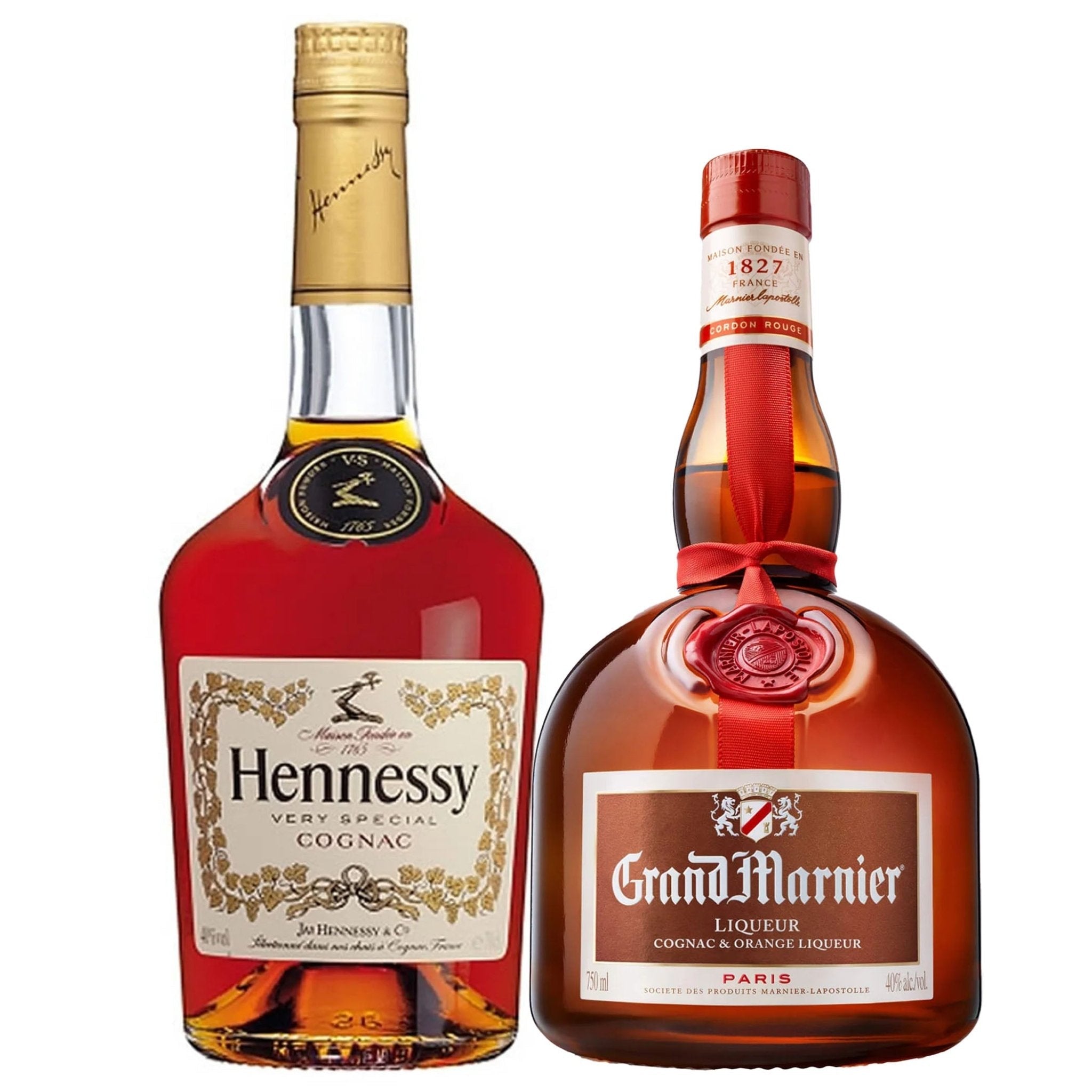 Hennessyグランドシャンパーニュ1977＆キュヴェ50ml＆グッズ Hennessy VS & Grand Marnier Cognac Bundle – Liquor Boutique