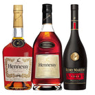 Hennessy VS, V.S.O.P., & Remy Martin V.S.O.P. Cognac Bundle - Liquor Boutique