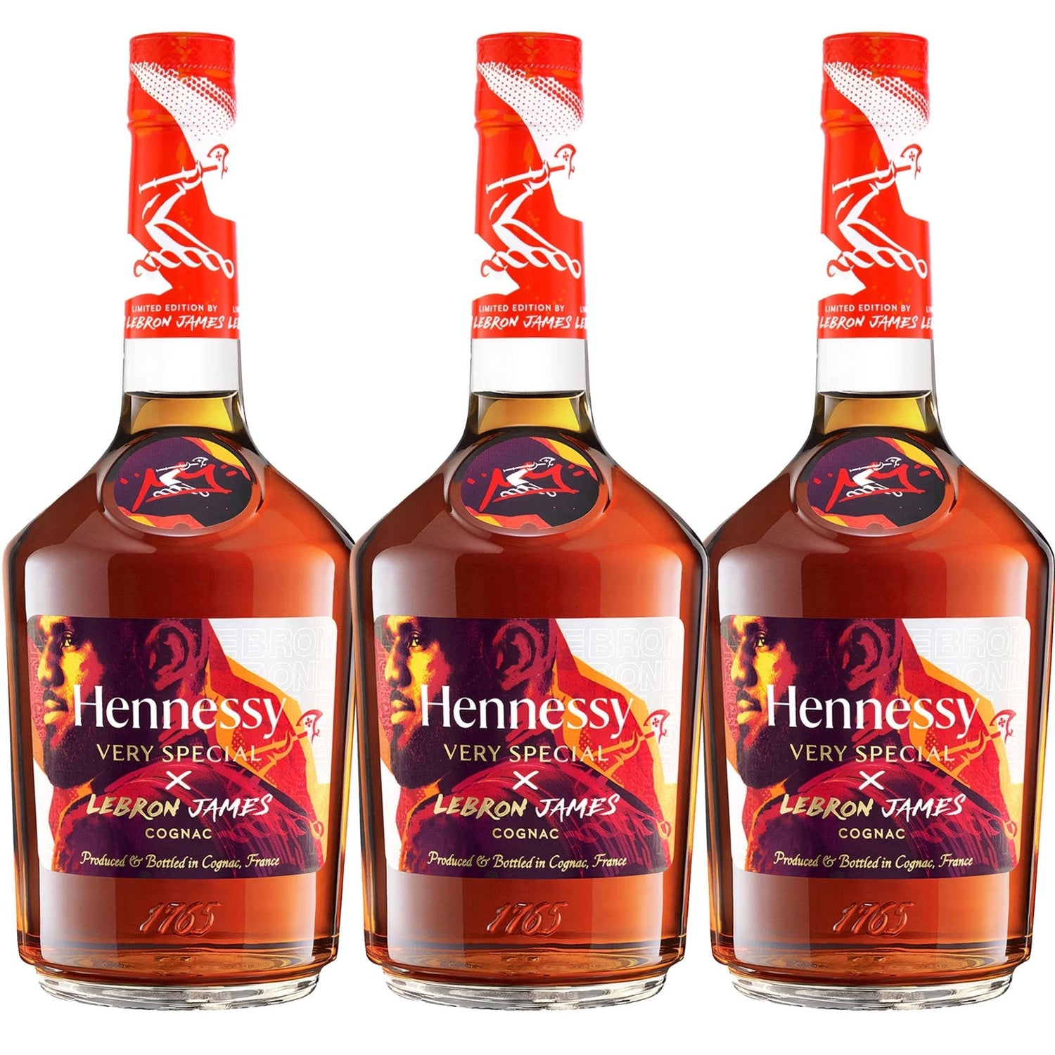 Hennessy VS x Lebron James Limited Cognac 3 Pack - Liquor Boutique