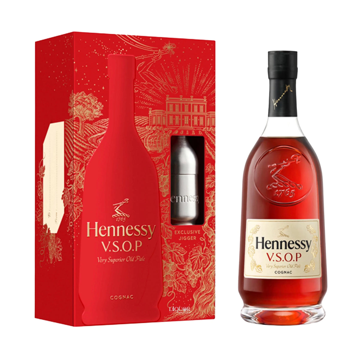 Hennessy VSOP Cognac Holiday Gift Set with Hennessy Shaker 750ml - Liquor Boutique
