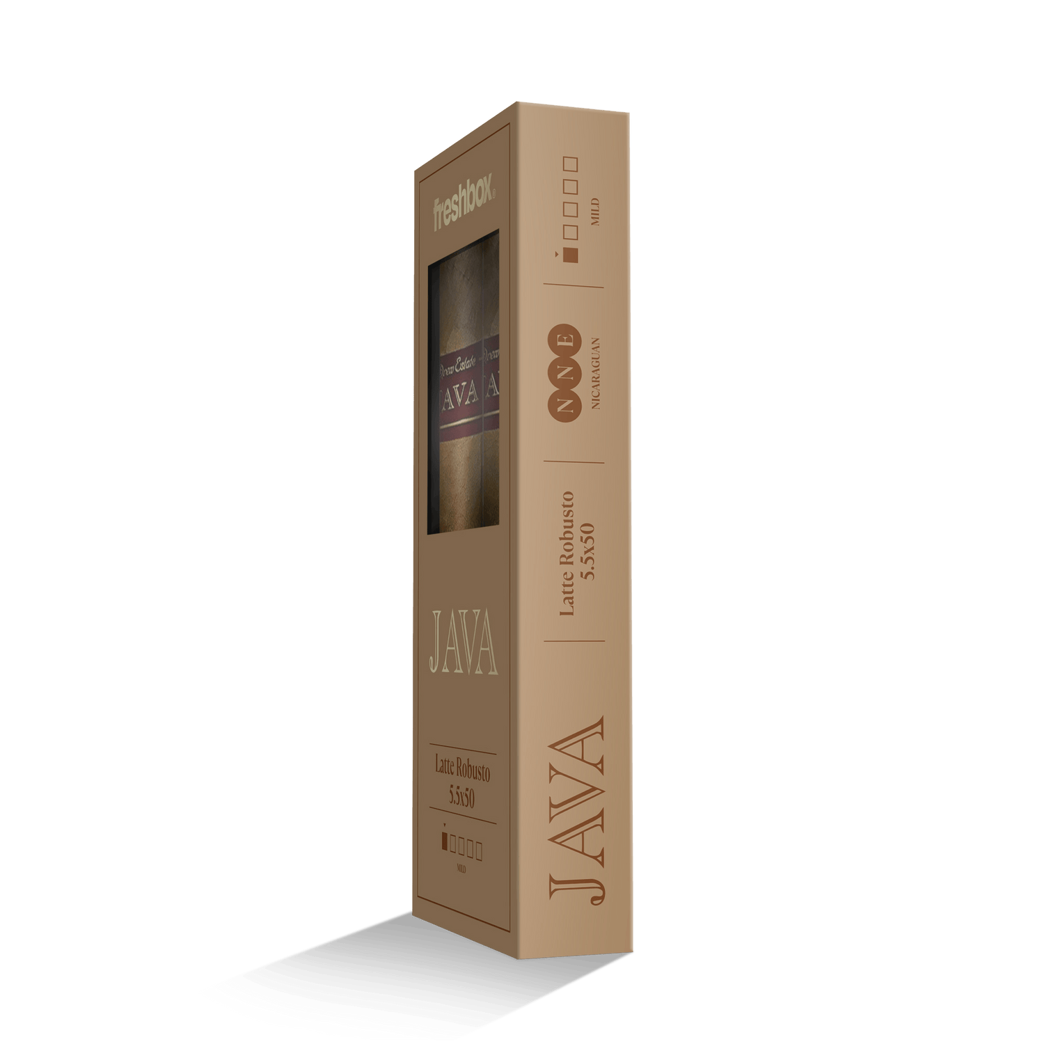 Java Latte Robusto 5.5x50 FreshBox | Cigar 3-Pack - Liquor Boutique
