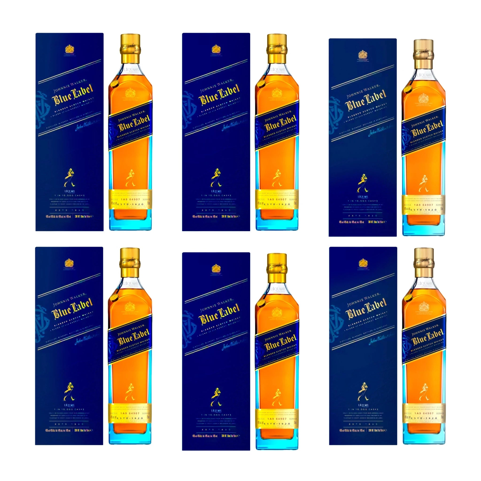 Johnnie Walker Blue Label Blended Malt Scotch Whisky 750ml - Liquor Boutique
