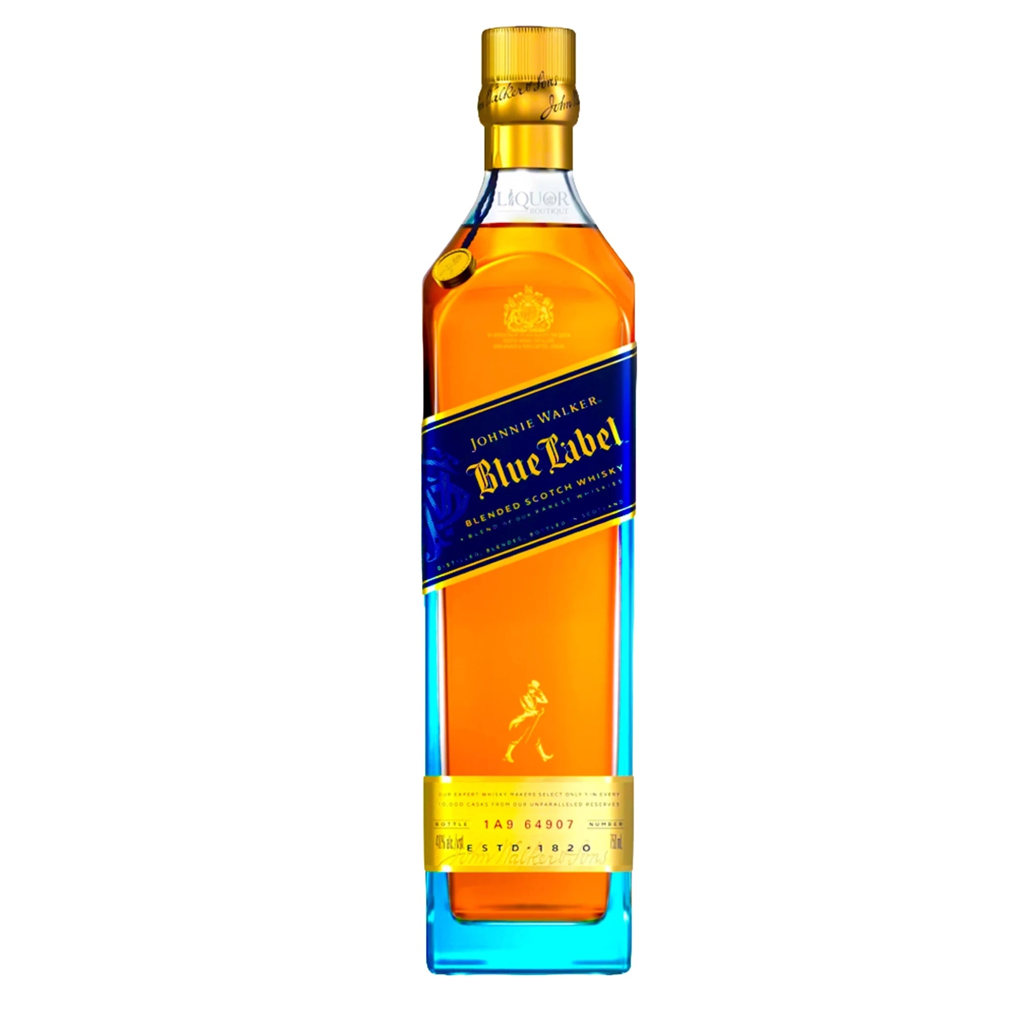 Johnnie Walker Blue Label Blended Malt Scotch Whisky 750ml - Liquor Boutique