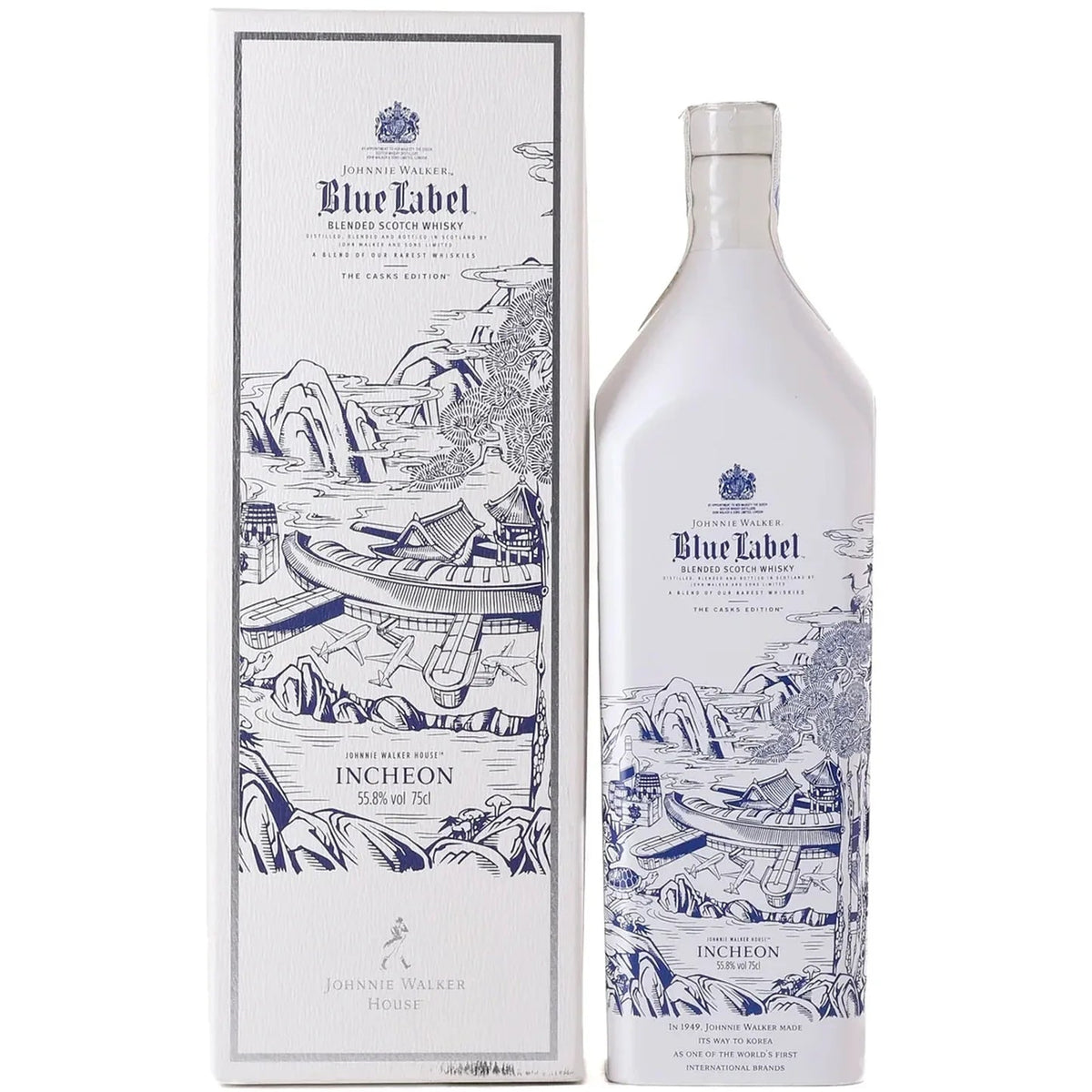 Johnnie Walker Blue Label Casks Edition Incheon Blended Scotch Whisky - Liquor Boutique