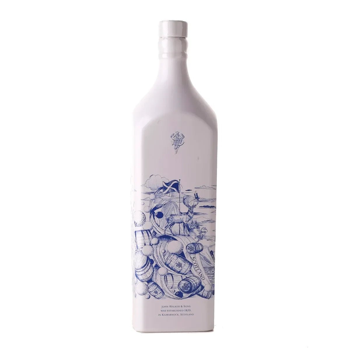 Johnnie Walker Blue Label Schiphol Edition Blended Scotch Whisky 1L - Liquor Boutique